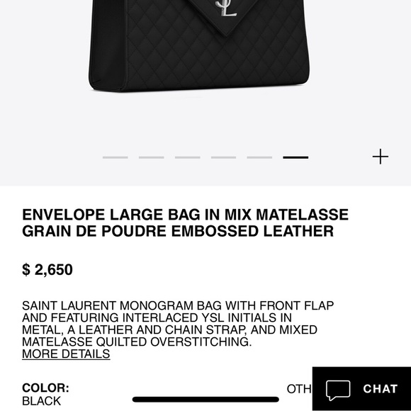 Envelope Large Bag in mix Matelasse - Picture 9 of 15